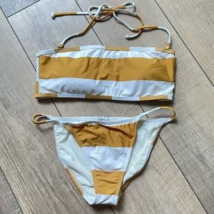 O’Neill halter stripe bikini new
